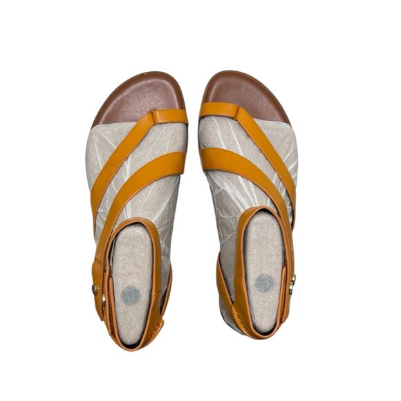 New! Franco Sarto Daven Gladiator Sandals in Mustard - Size 7.5 / EU 37.5 - Picture 8 of 11